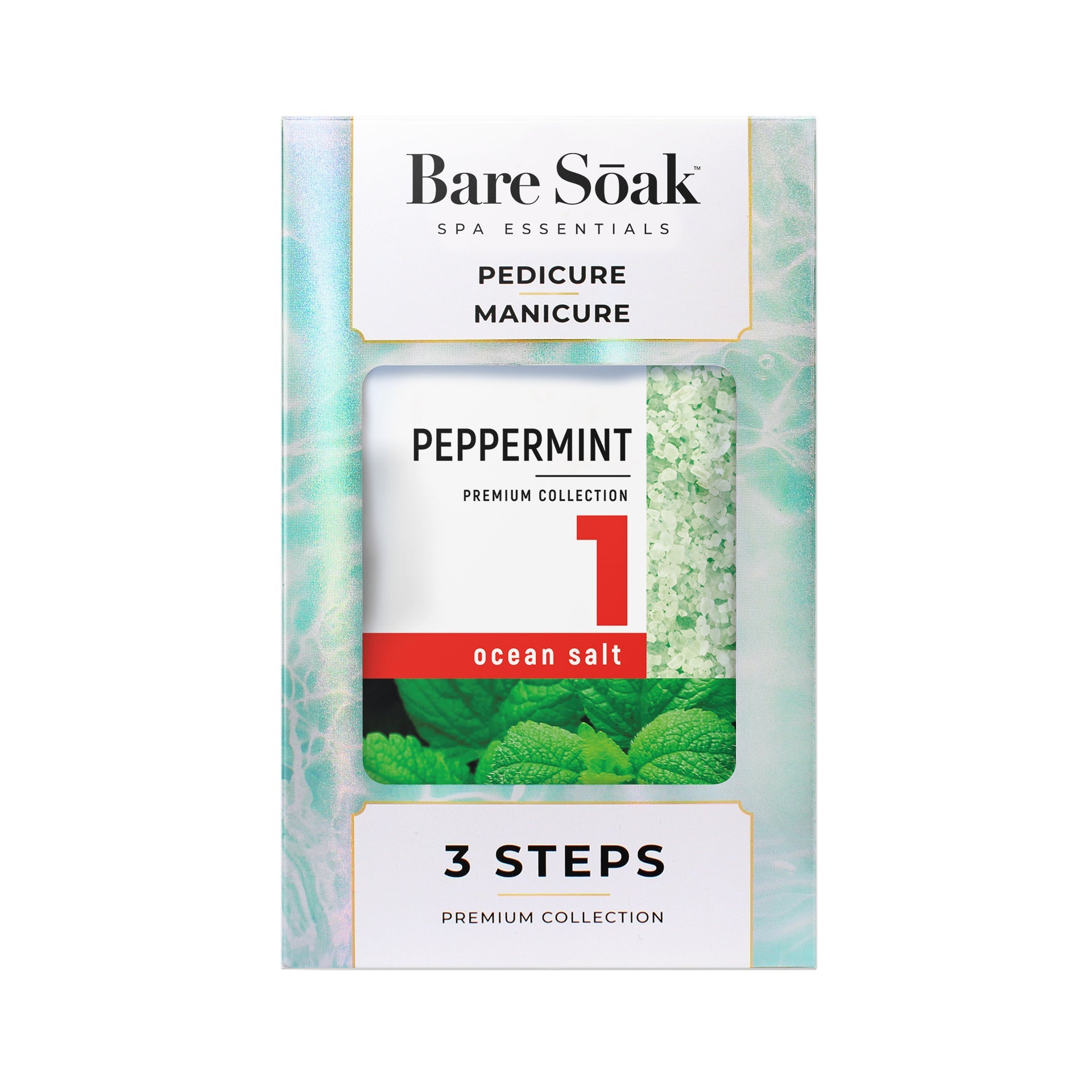 Bare Soak 3 Steps - Peppermint (95 kits)