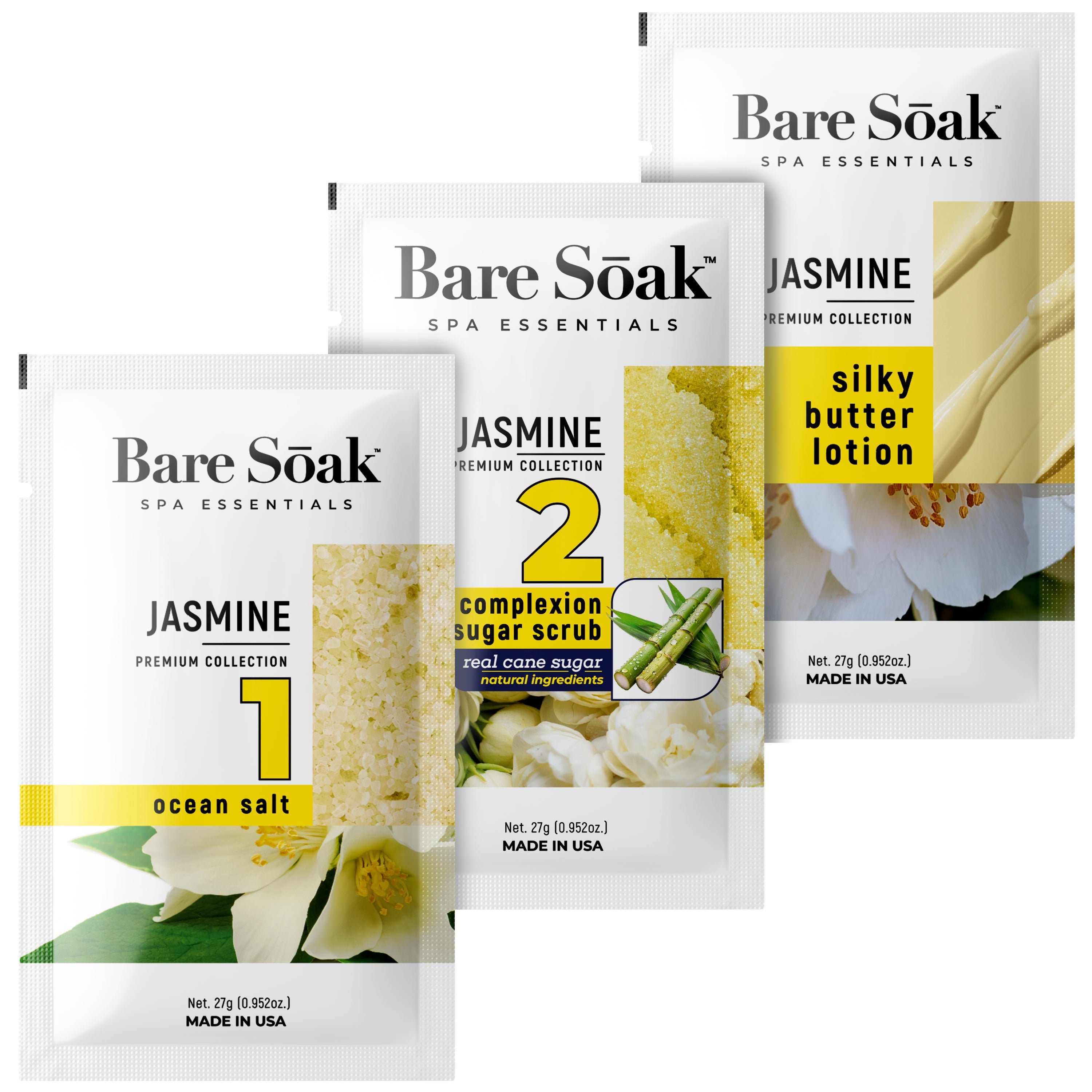 Bare Soak 3 Steps - Jasmine (95 kits)