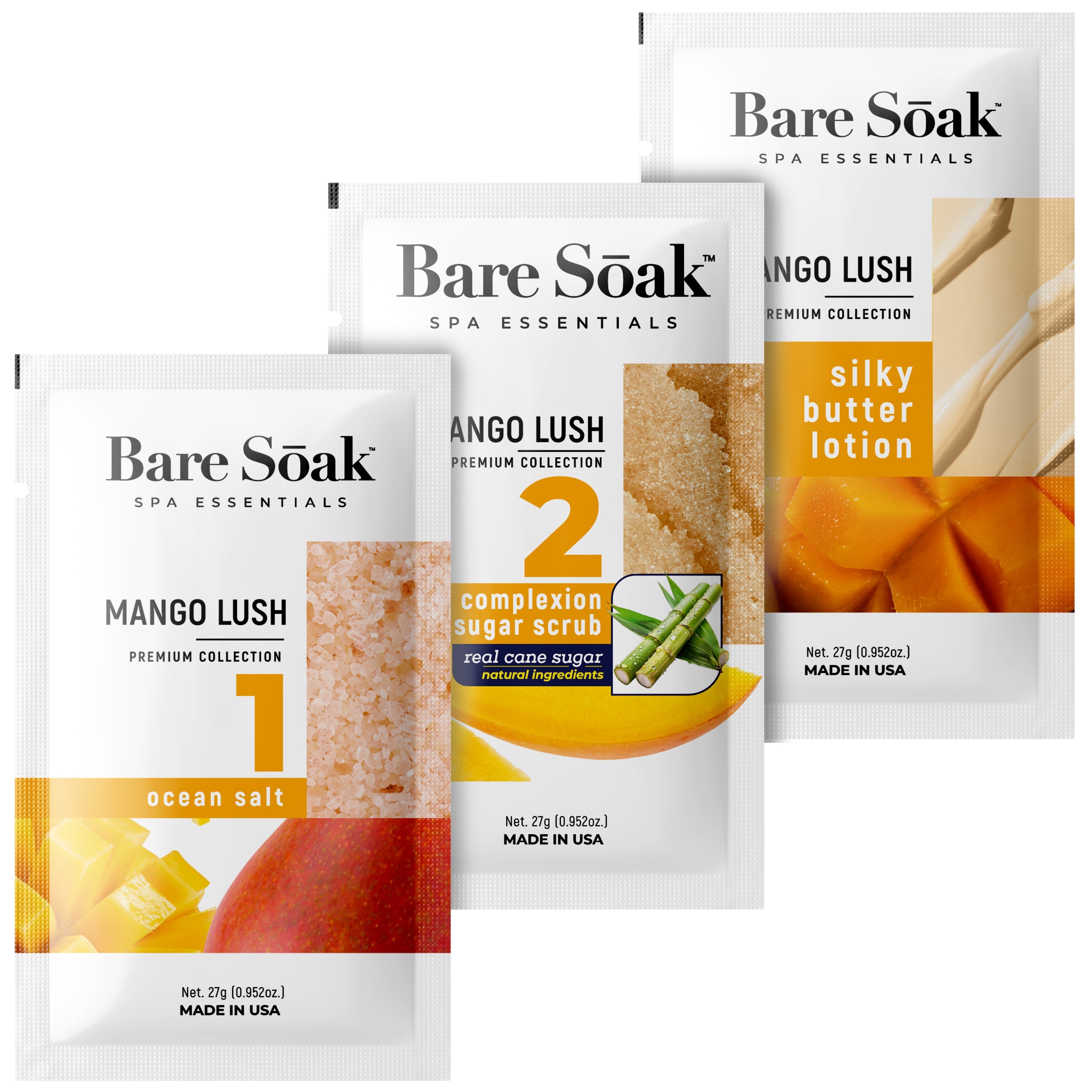 Bare Soak 3 Steps - Mango Lush (95 kits)