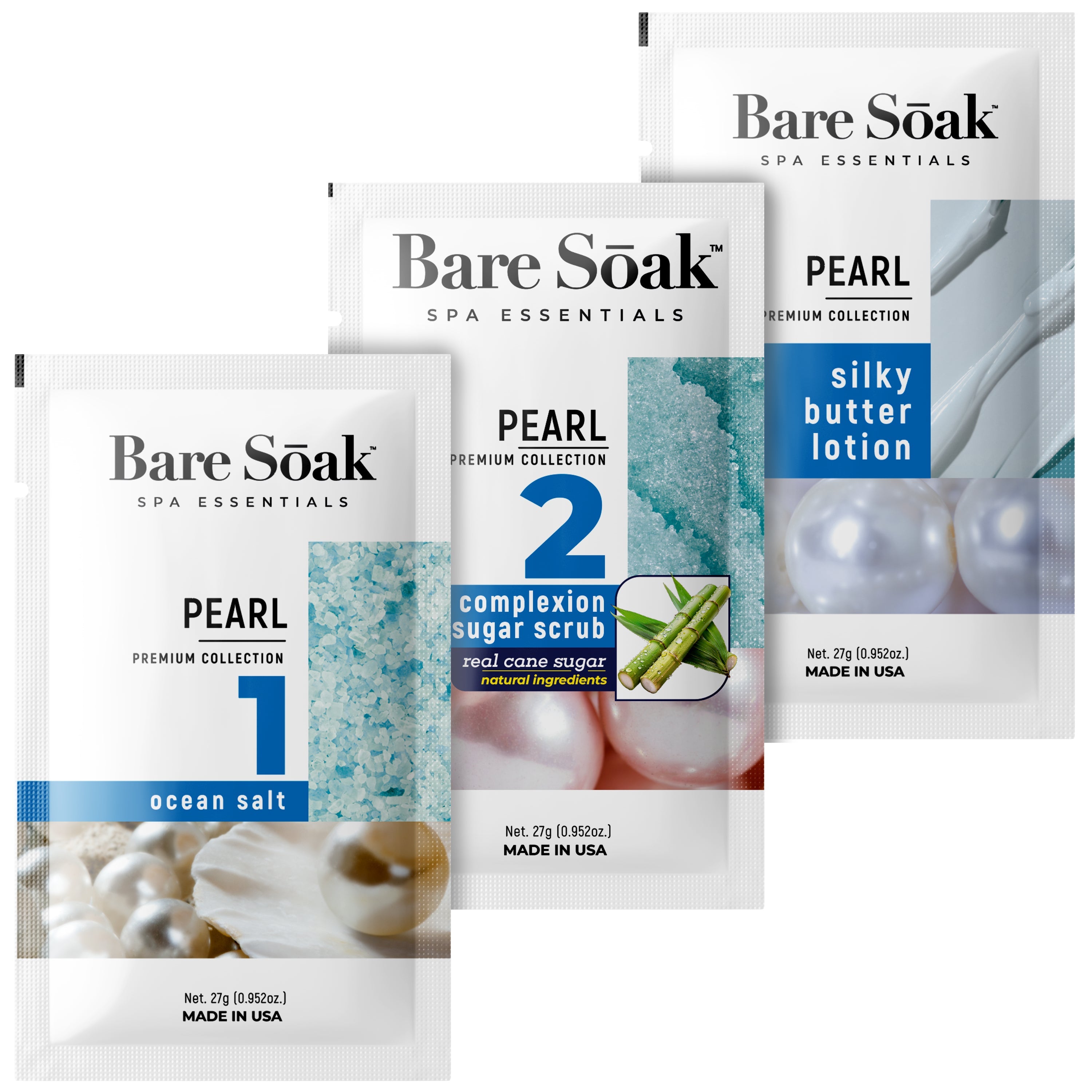 Bare Soak 3 Steps - Pearl (95 kits)